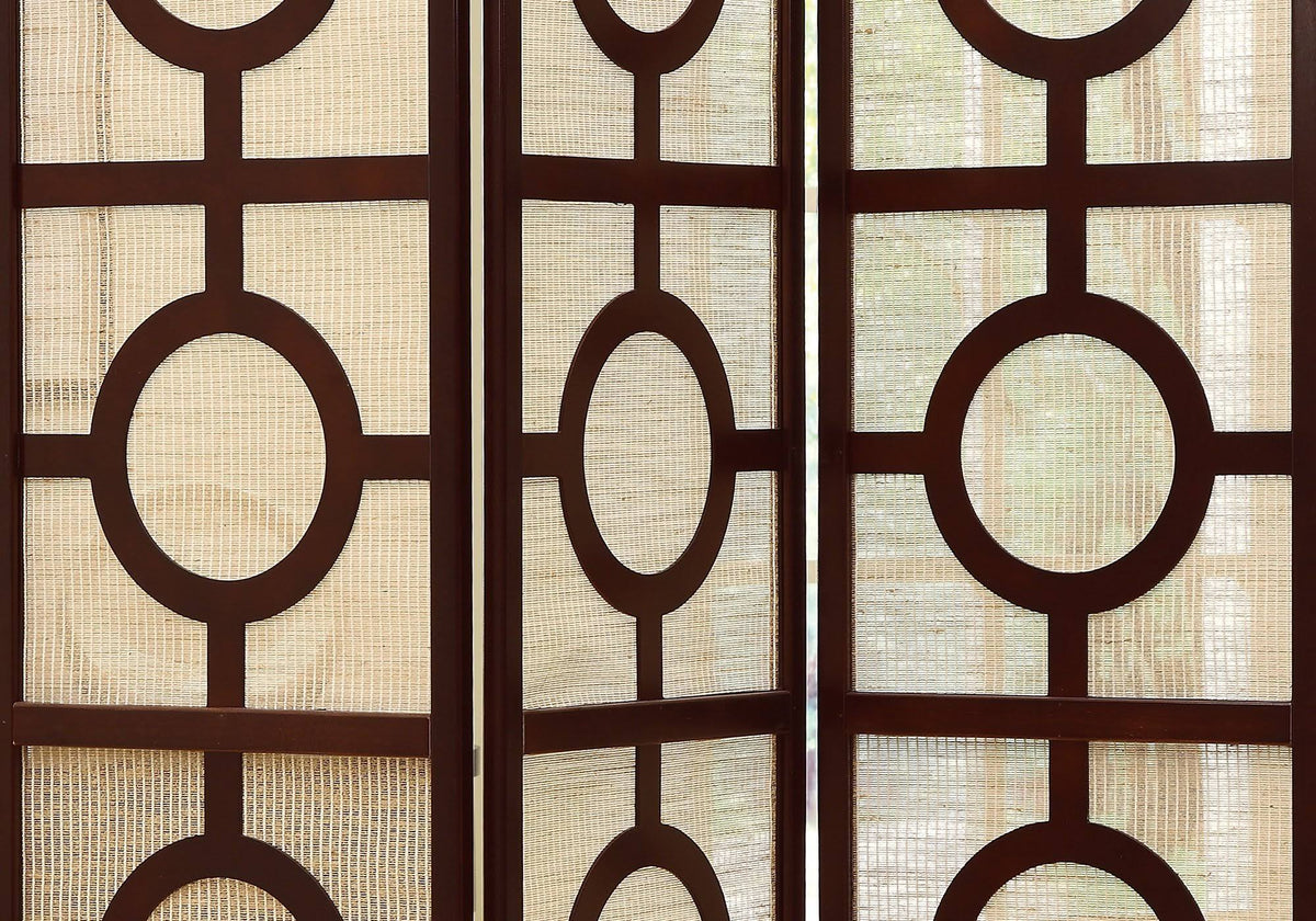 3 Panel Folding Screen Cappuccino R8542