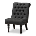 Grey Fabric Upholstered Wood Accent Chair G946877