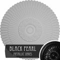Hand-Painted Black Pearl Ceiling Medallion U42451