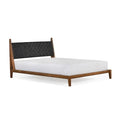 King Size Black Leather Bed I755630