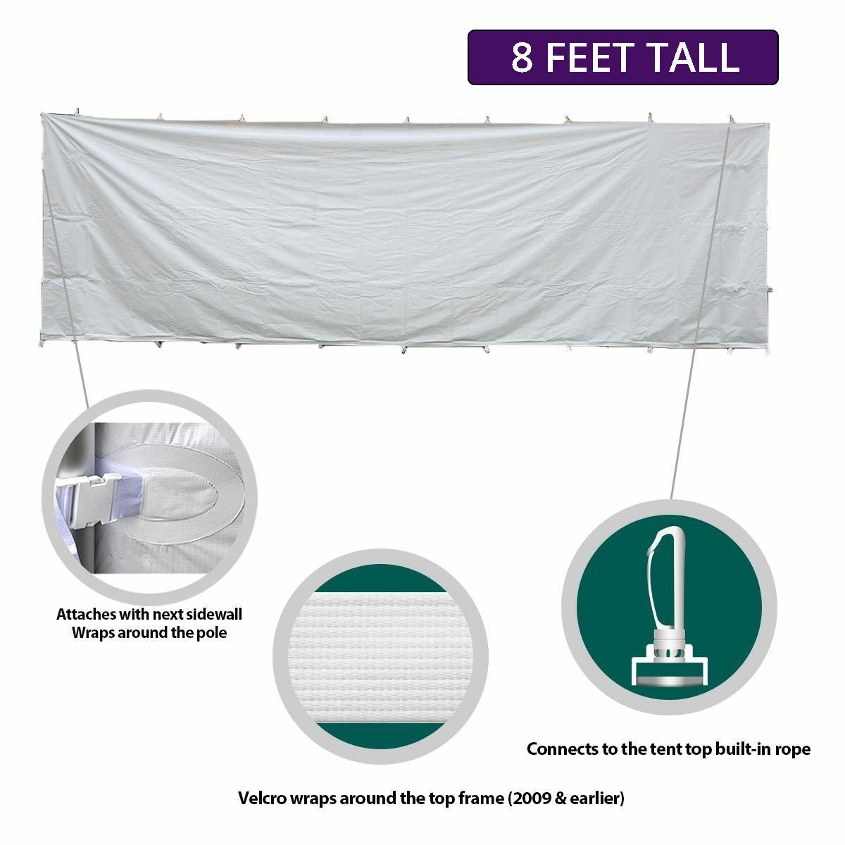 10 ft x 10 ft Sidewall Kit U999