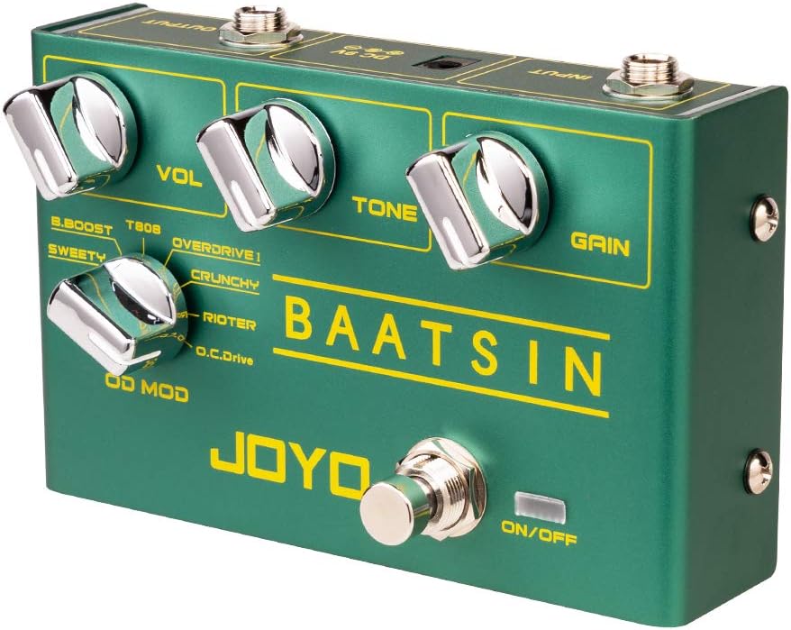 Overdrive & Distortion Pedal with 8 Classic OD/DS Sounds for Electric Guitar, Pack of 2 G71851