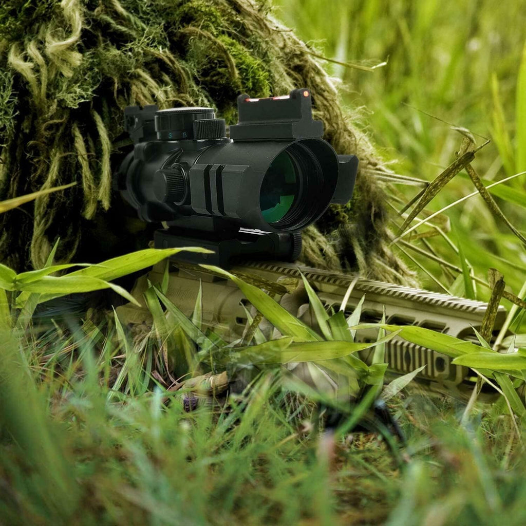 4x32 Red/Green/Blue Illuminated Mil-Dot Reticle Scope Z47748