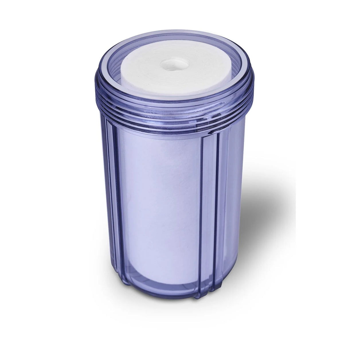 10 Inches Transparent Blue Housing with 1” Inlet/Outlet Brass Port & 5 Micron Sediment Water Filter Cartridge I621