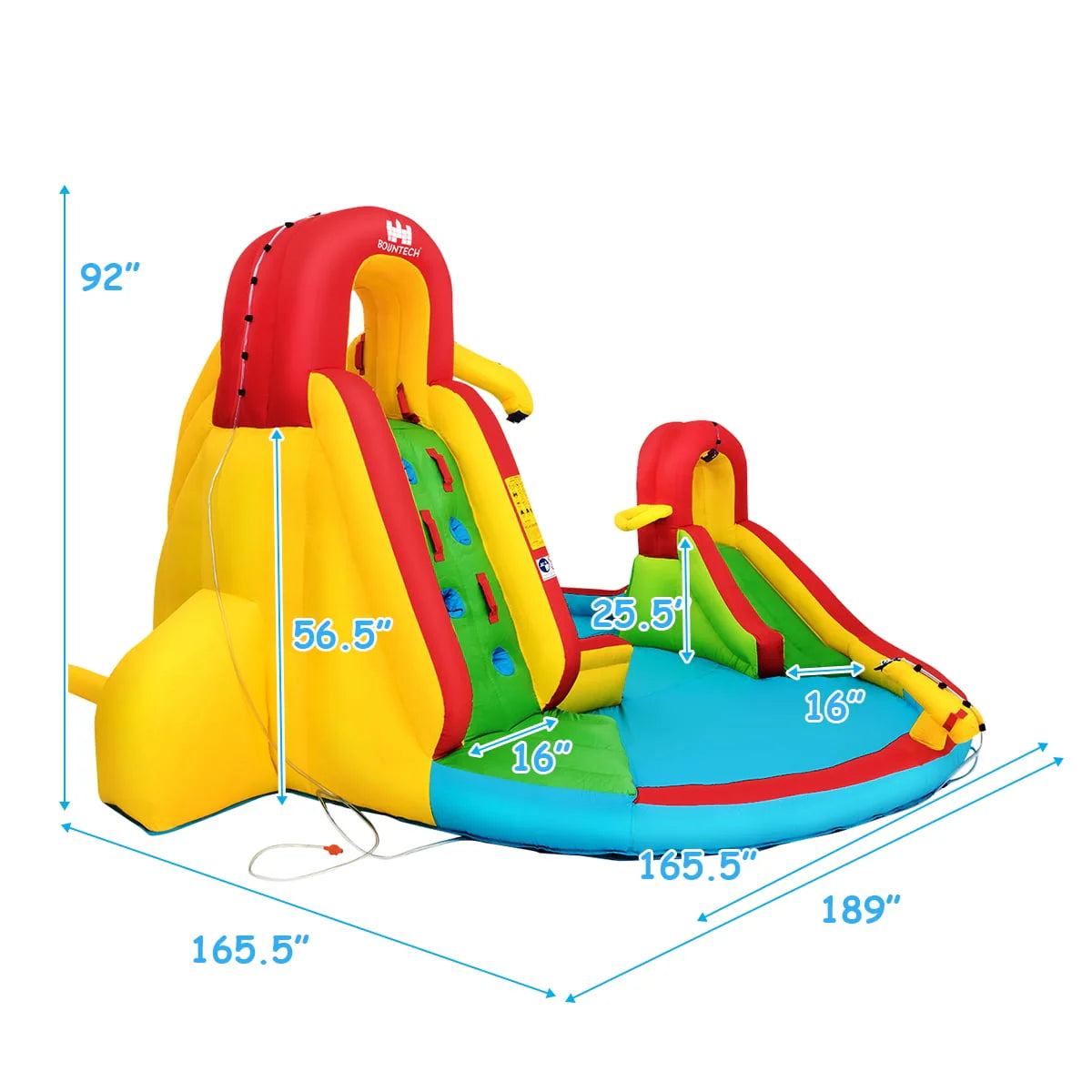 Inflatable Water Slide Park with Splash Pool I23935