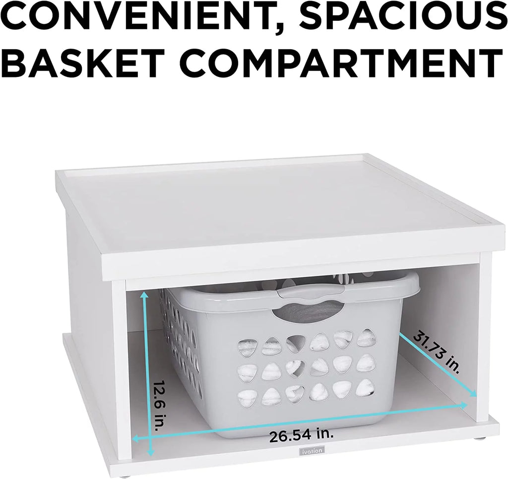 Wooden Laundry Pedestal X23393