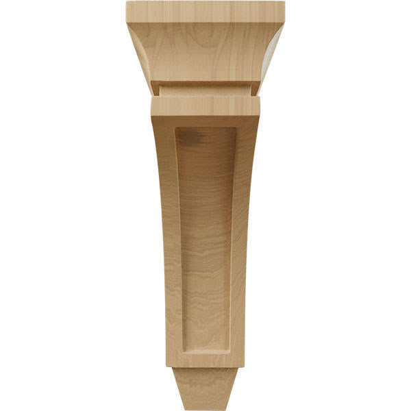 4 1/2 inchw x 9 inchd x 14 inchh Large Cherry Wood Corbel I119