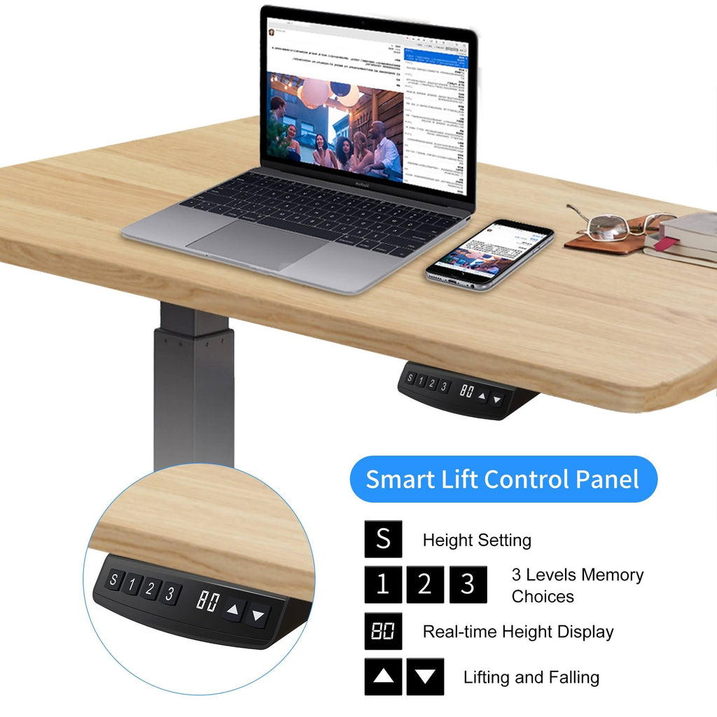 L-Shaped Electric Height Adjustable Standing Desk N391479