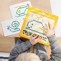 Magnetic Drawing Board with 10 Double Sided Cards Educational Preschool Toy I2446