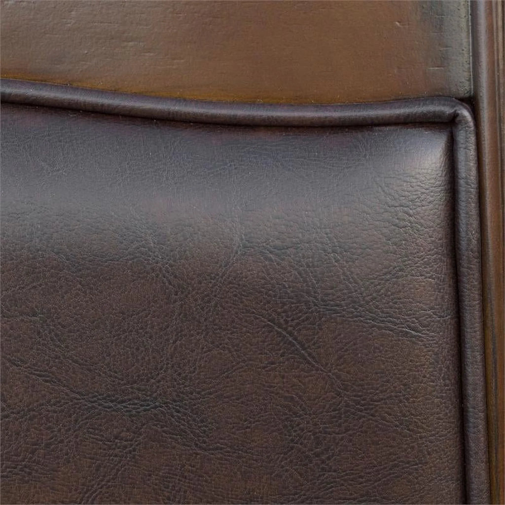 Brown Cherry Wood Dining Arm Chair Set of 2 F1075