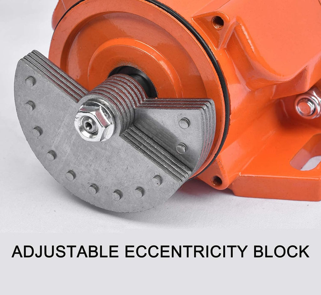 Concrete Vibrator Vibration Motor 60W Mini Single Phase Aluminum Alloy AC 110V 3600rpm Pack of 2 H545489