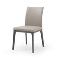 Taupe Faux Leather Metal Dining Chair V845707