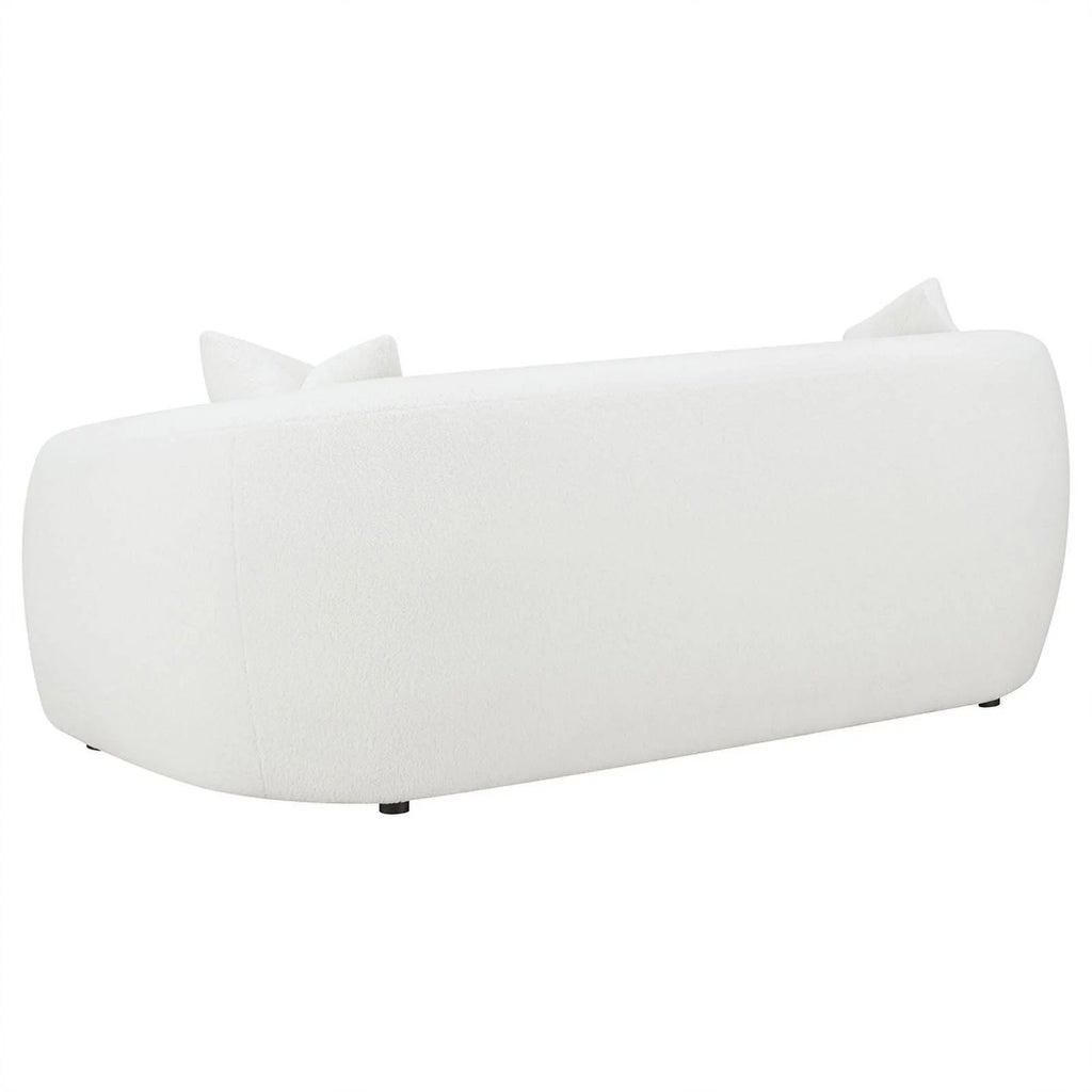 White Fabric Upholstered Sofa D996118