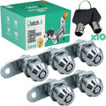 1-1/8" 5-Pack Metal RV Cam Locks with 10 Keys Z298890