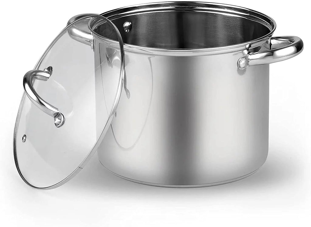 12-Quart Stainless Steel Stockpot with Lid G87970