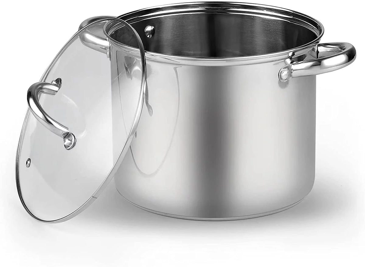 12-Quart Stainless Steel Stockpot with Lid G87970