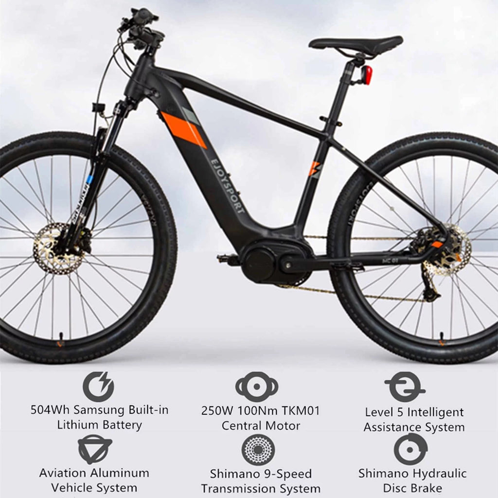 7 Speed 36V 14Ah 250W 27.5 Mountain Electric Bike G444