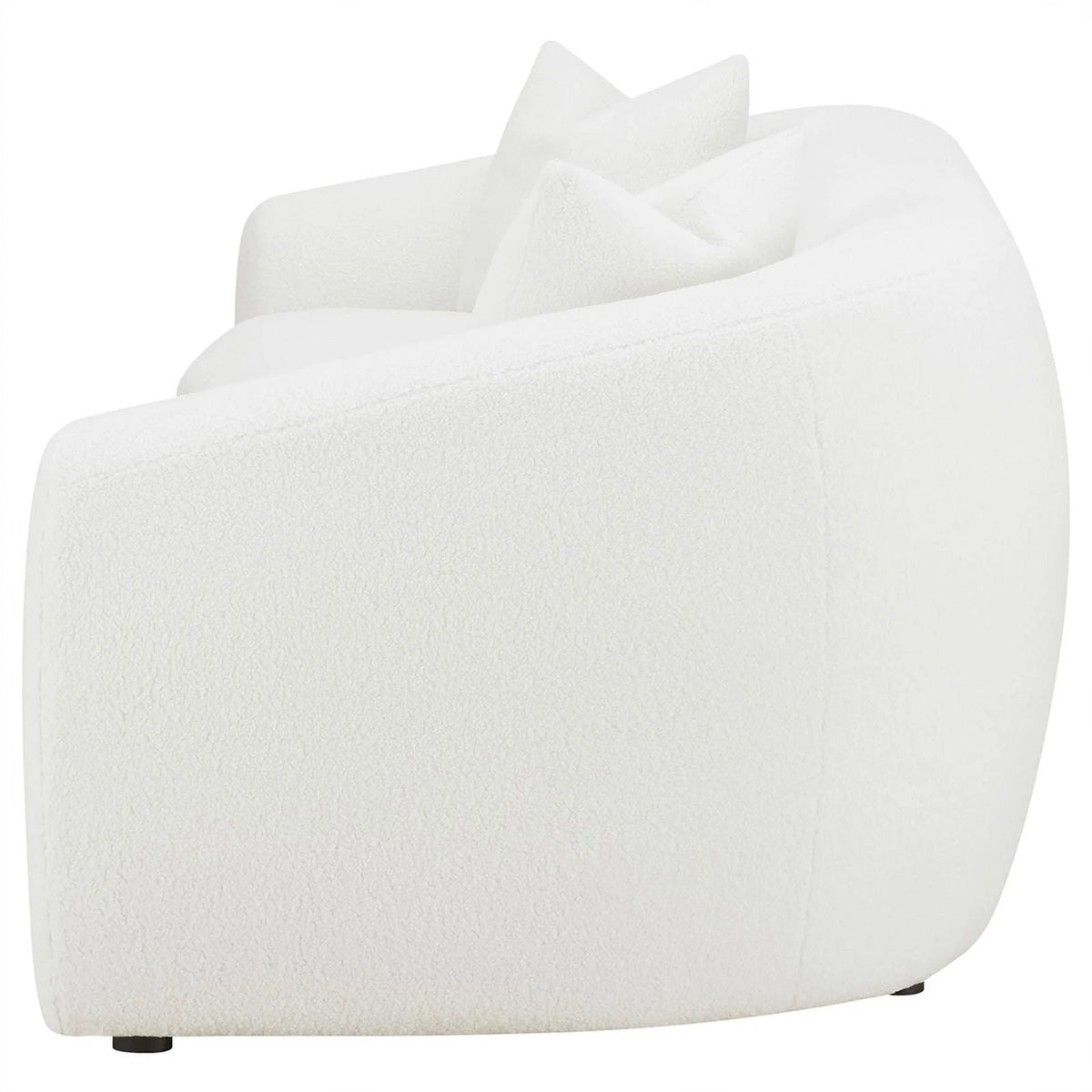 White Fabric Upholstered Sofa D996118