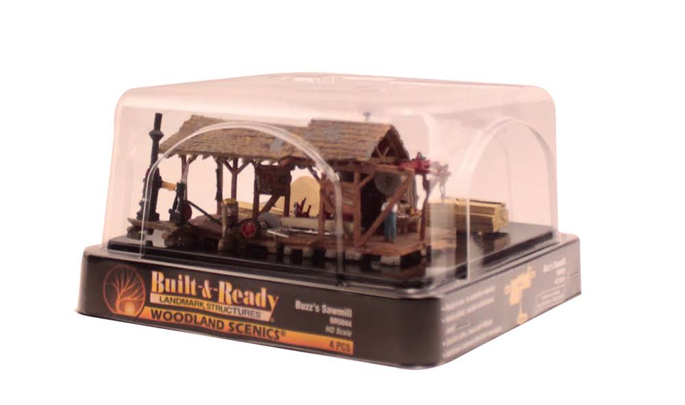 HO Built-Up Buzz Sawmill D7129