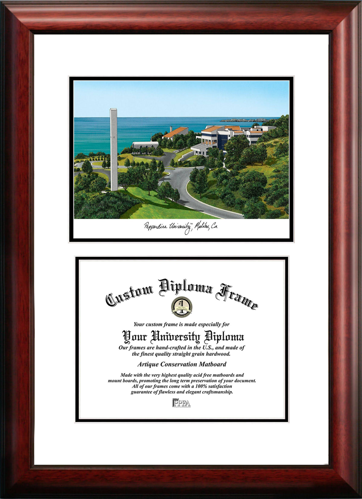 8.5x22 x 11x22 Diploma Frame Z90808