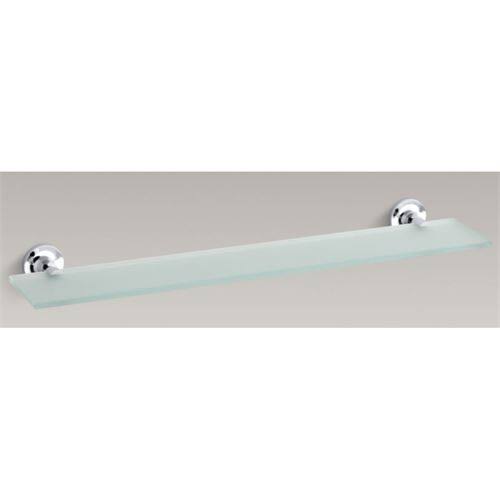 Polished Chrome Glass Shelf C220