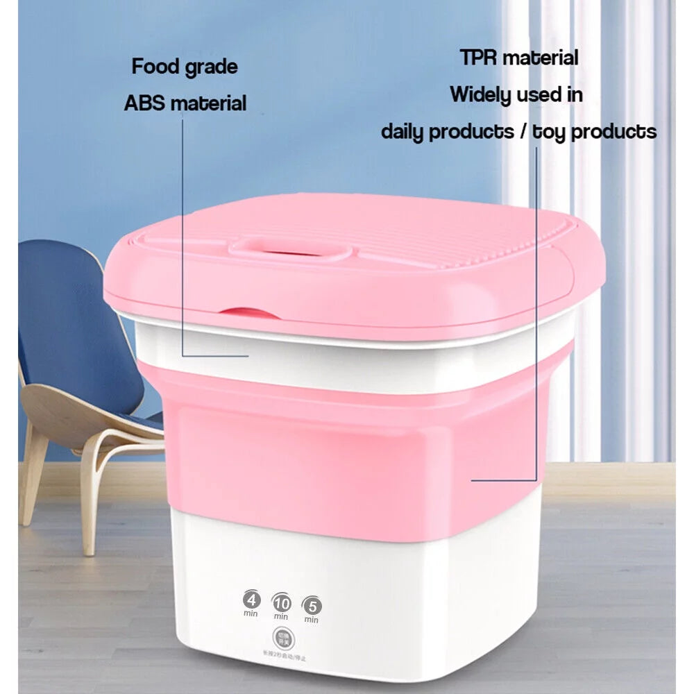 Foldable Clothes Washer with Dryer Bucket V873
