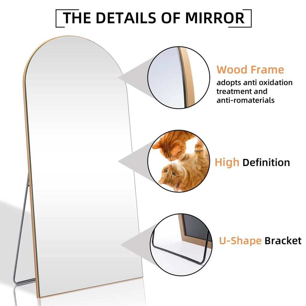 71"x32" Oversized Arch Full Length Mirror S319378