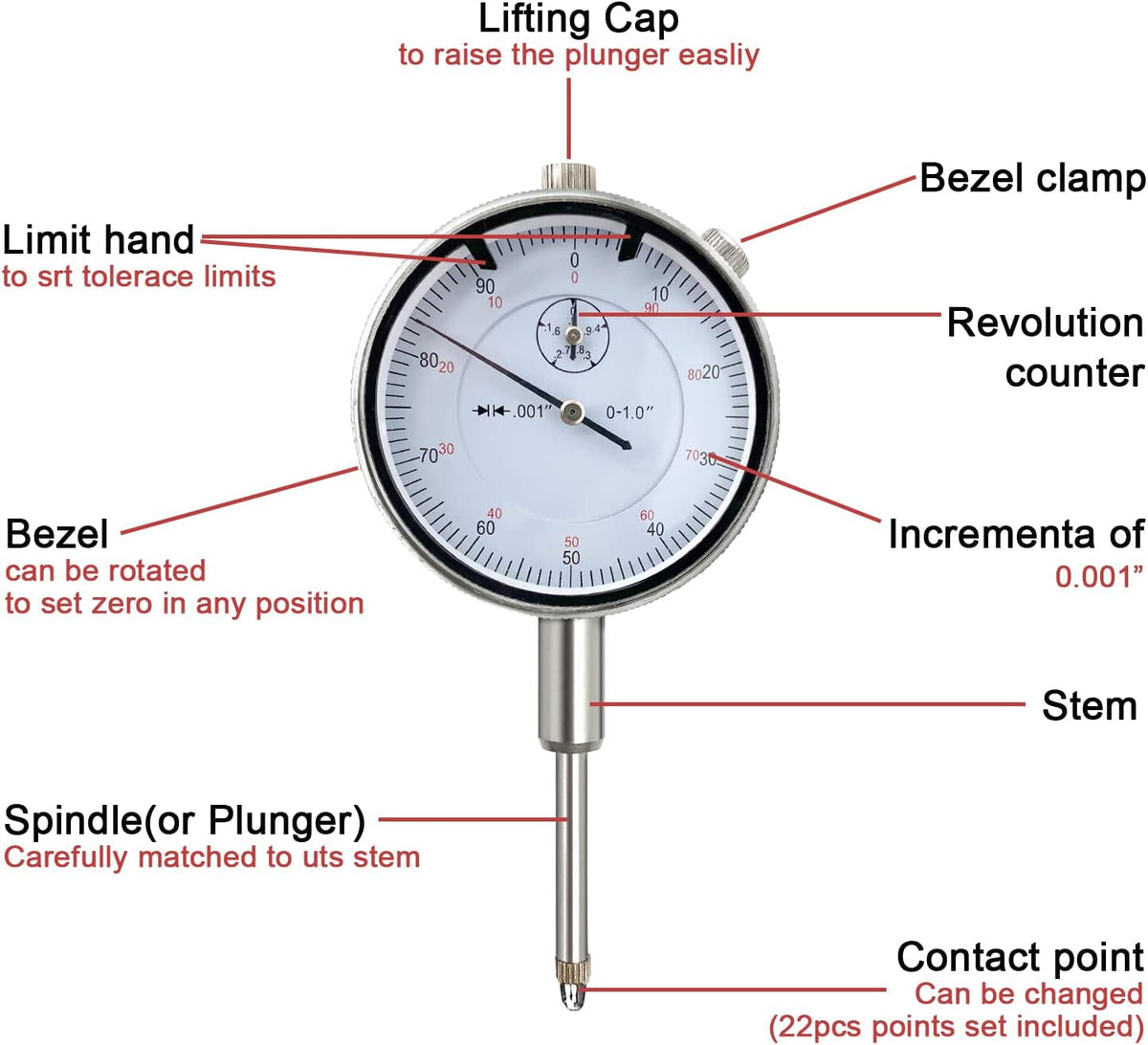 Adjustable Table Saw Dial Indicator Gauge B69414