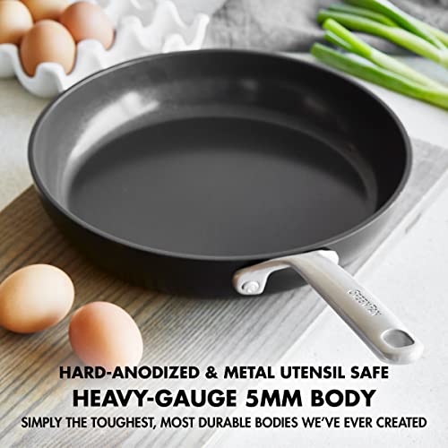 Black 10" Healthy Ceramic Nonstick Frying Pan S220664