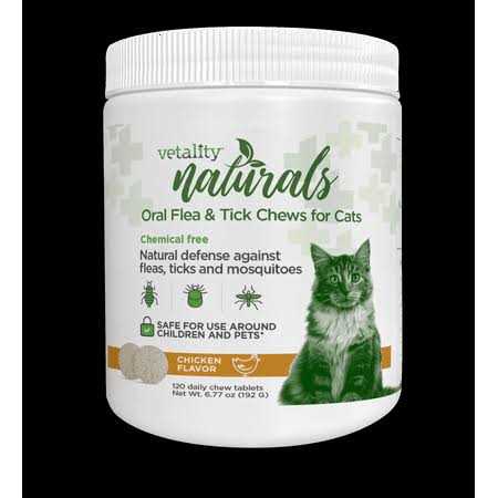 120 ct Oral Flea & Tick Chews for Cats L884