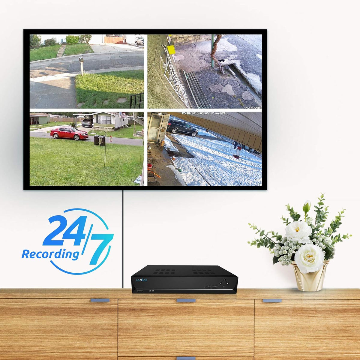 4K PoE 8 Channel NVR with 2TB Hard Drive X729