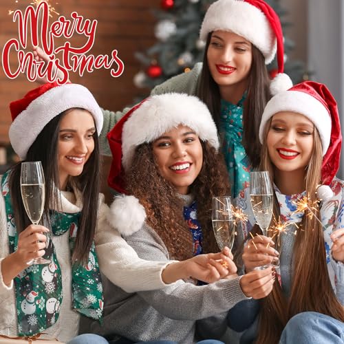 8 Pcs Soft Lightweight Christmas Scarf V856431