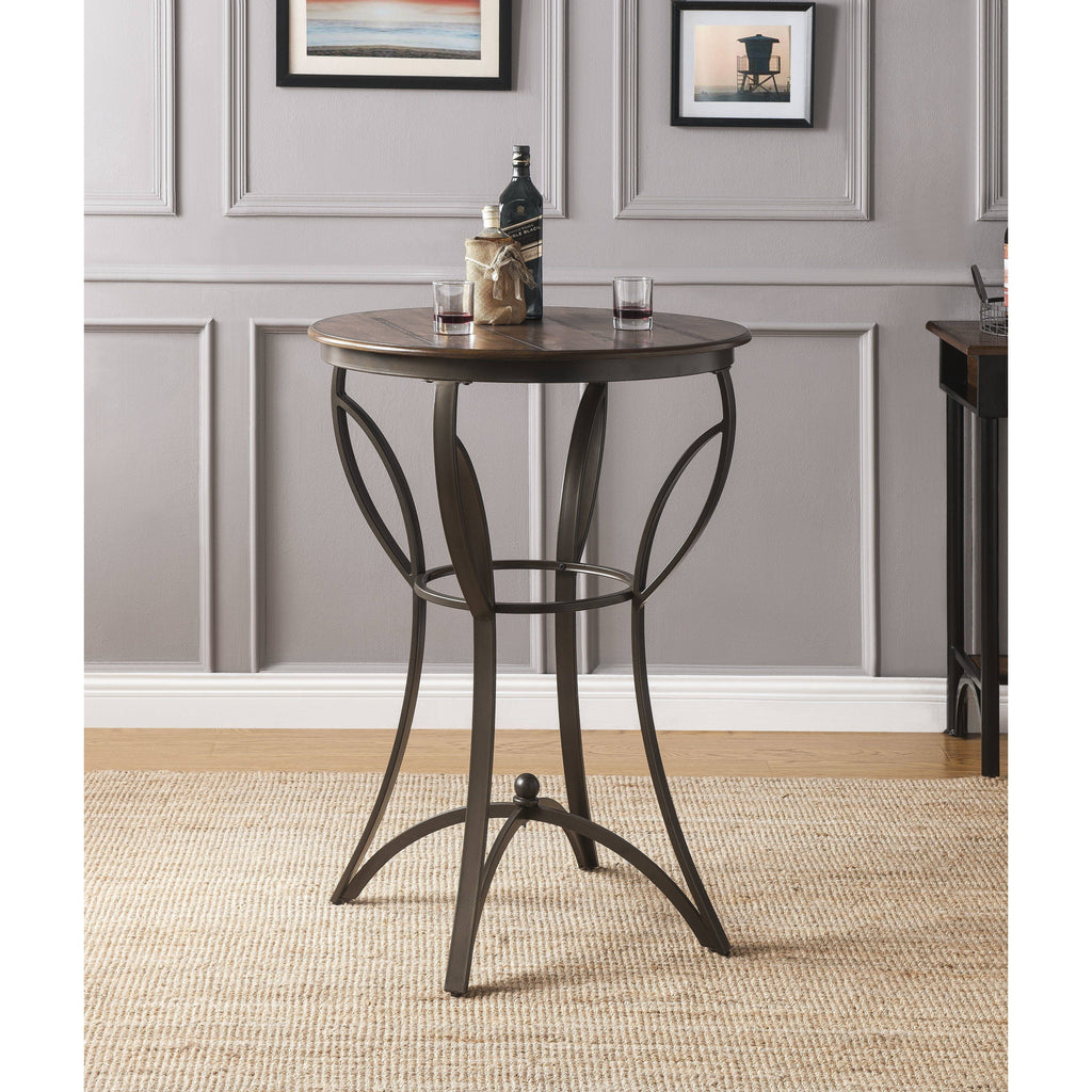 Walnut Sandy Black 3PC Bar Set S2965