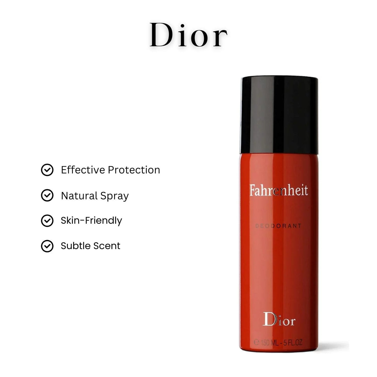 Deodorant Natural Spray 150 ml / 5 oz U253