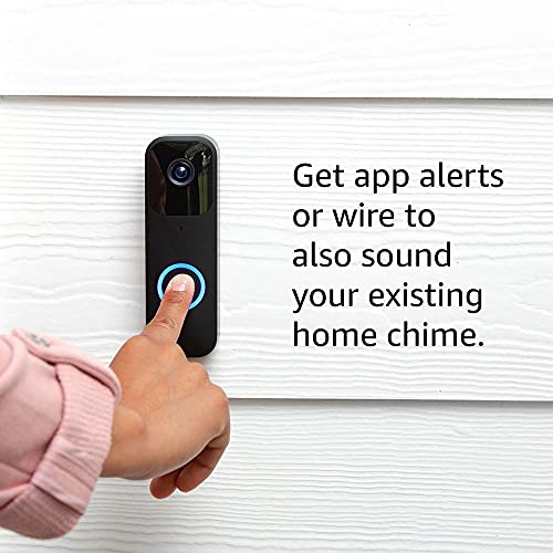 Black Video Doorbell with Sync Module 2 R689254