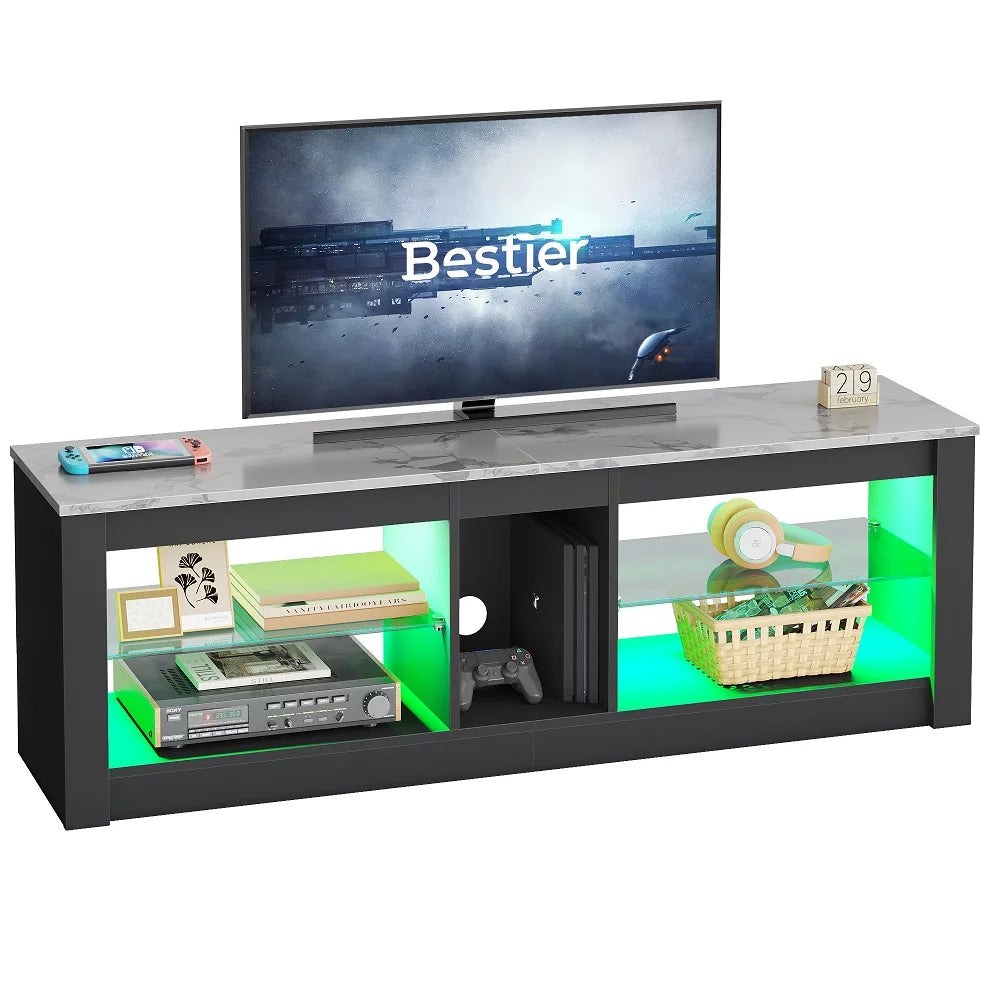 Light Grey TV Stand Media Console Table K757646
