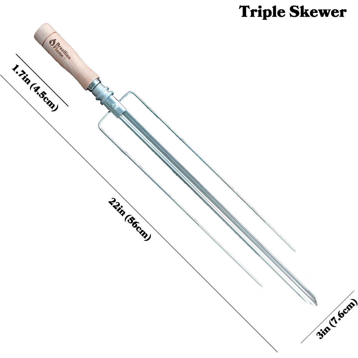 Triple Skewer Rotisserie Grill L72507