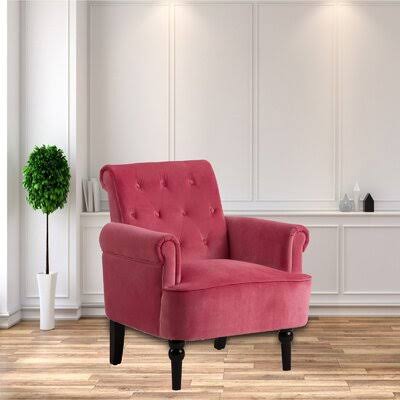 Tufted Velvet Armchair X685887