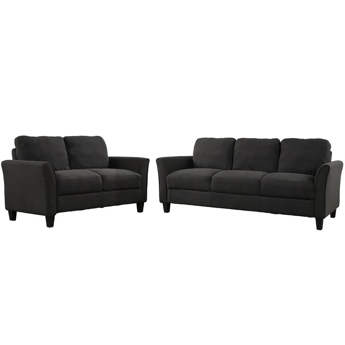 3 Piece Polyester-blend Upholstered Sofa Set B425