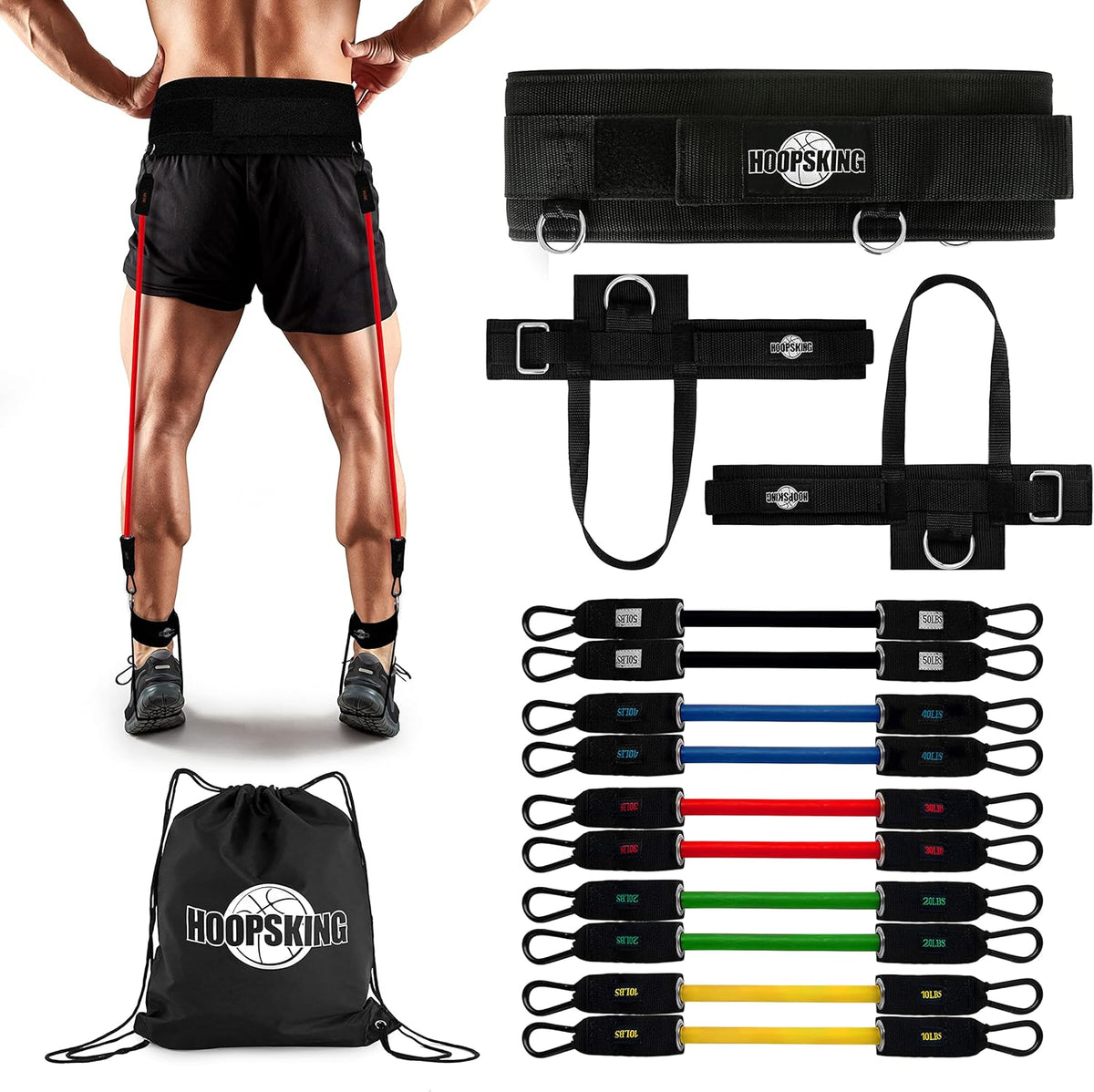 5 Pairs Resistance Bands X503