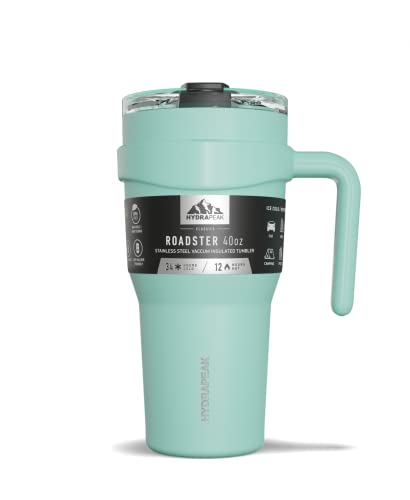 40oz Stainless Steel Double Wall Vacuum Insulated Tumbler With Handle And 2 in 1 Straw Lid H756415