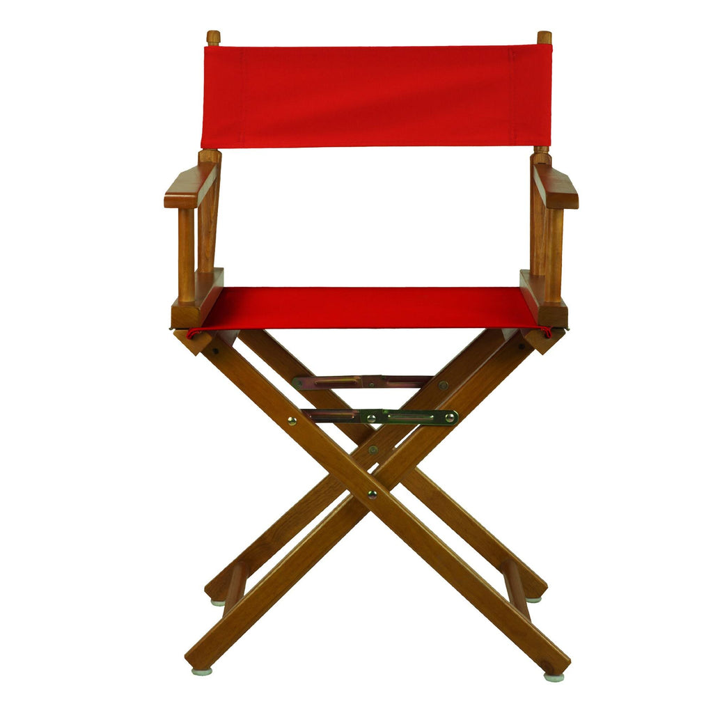 Honey Oak Frame Gold Canvas Director's Chair Y3350