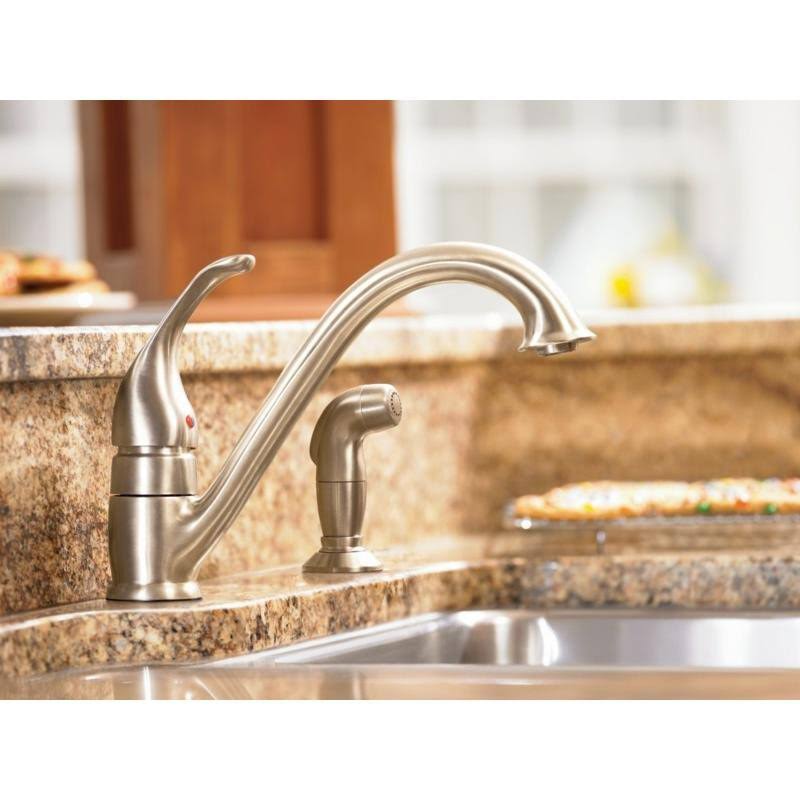 Chrome One Handle Kitchen Faucet E149