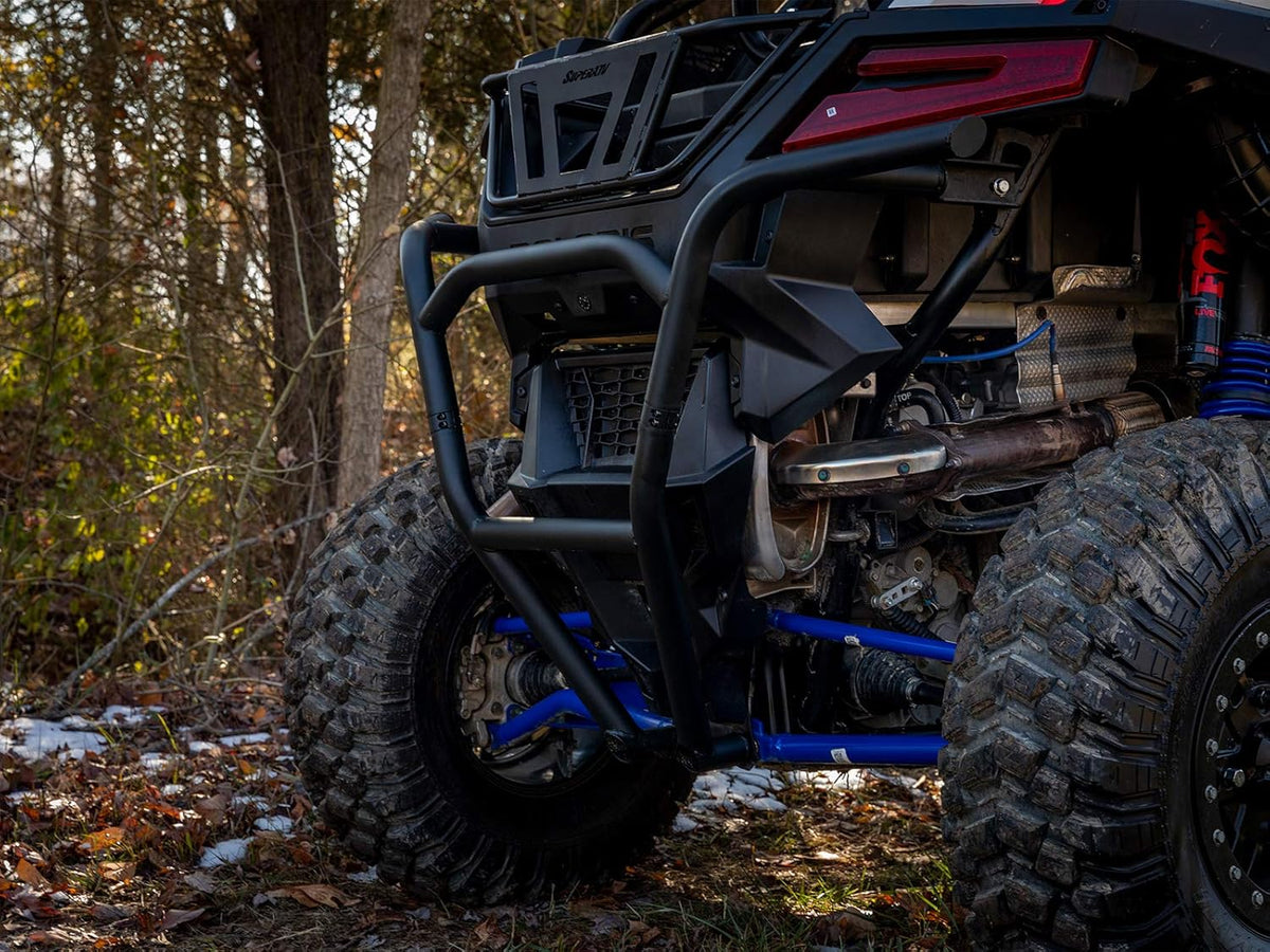 Rear Bumper for Polaris RZR PRO XP / PRO XP 4, 1.75 Inch Steel Tubing, UV Resistant Powder Coating E60922