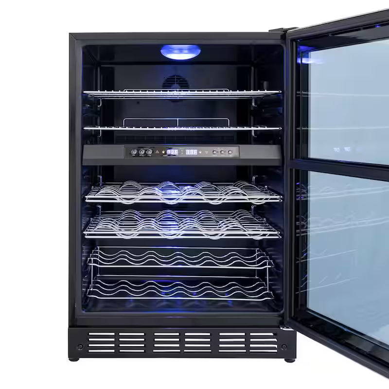 Dual Zone Wine Cooler in Stainless Steel I76112
