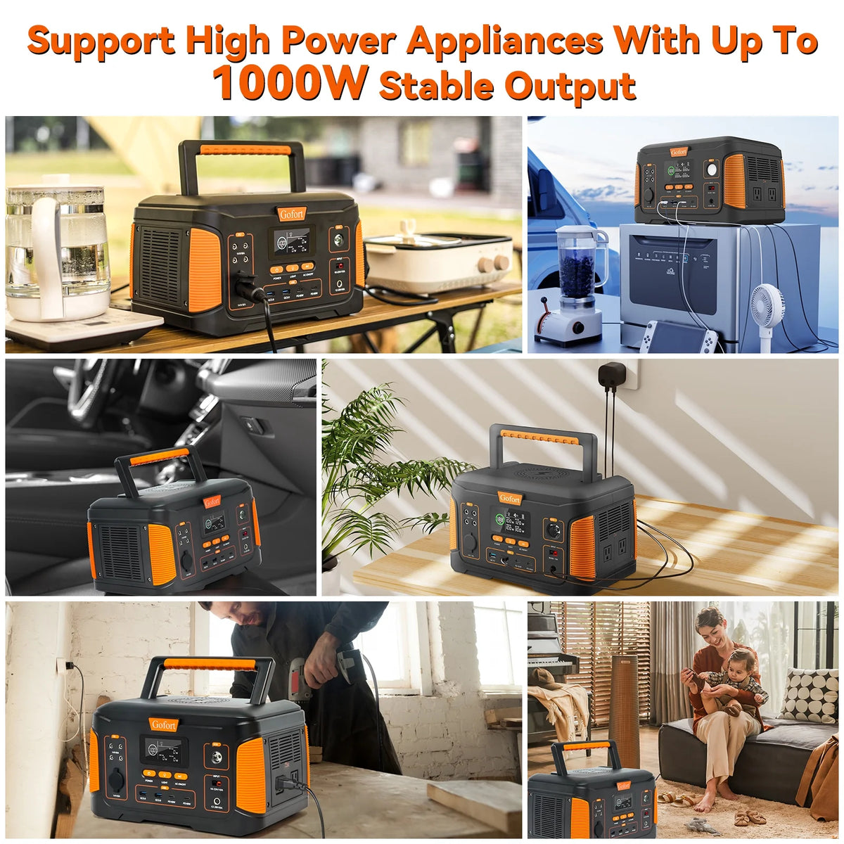 Portable Power Station 932Wh 1000W Z6445