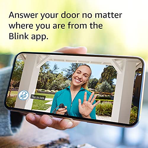 Black Video Doorbell with Sync Module 2 R689254