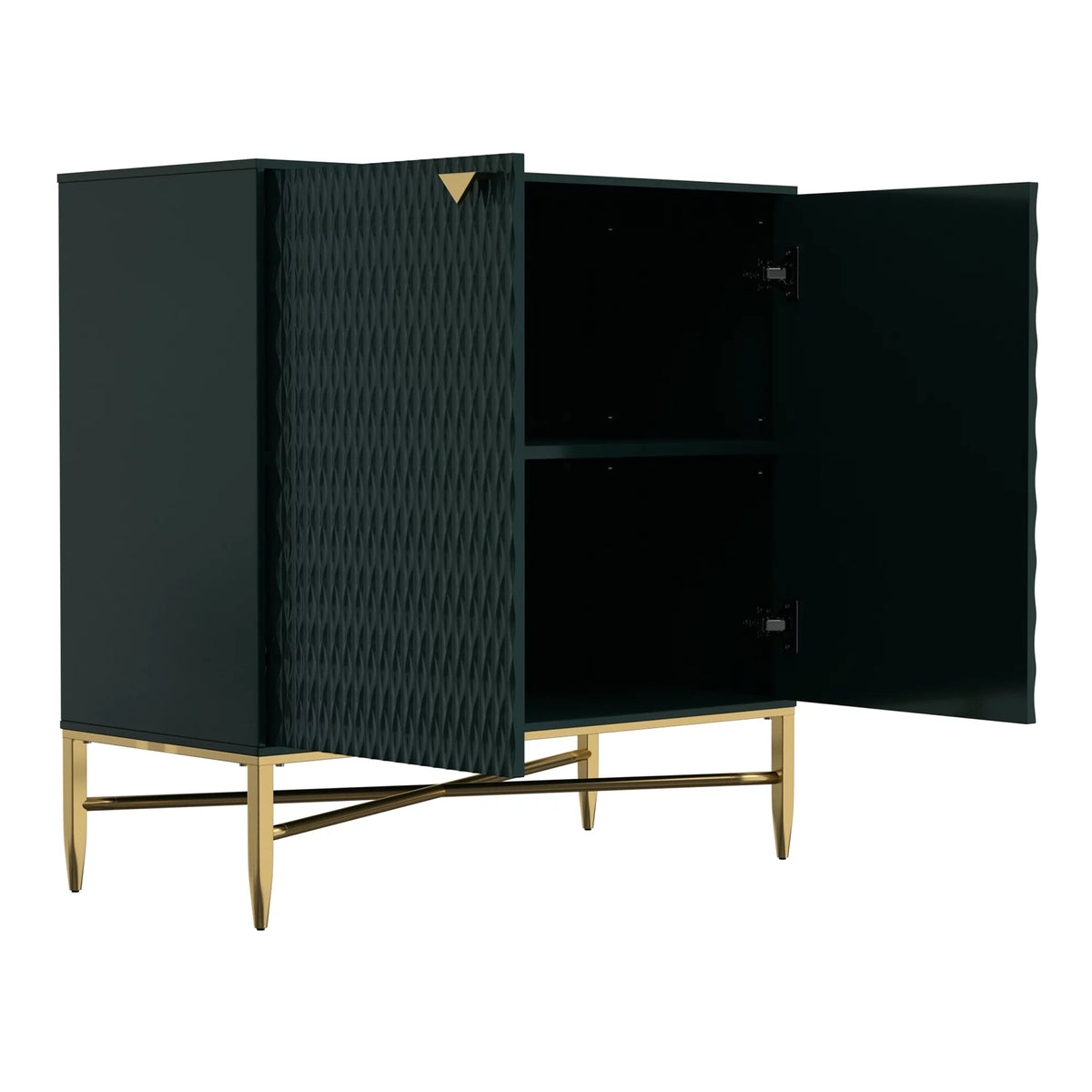 2 Door Green Storage Cabinet Z4948