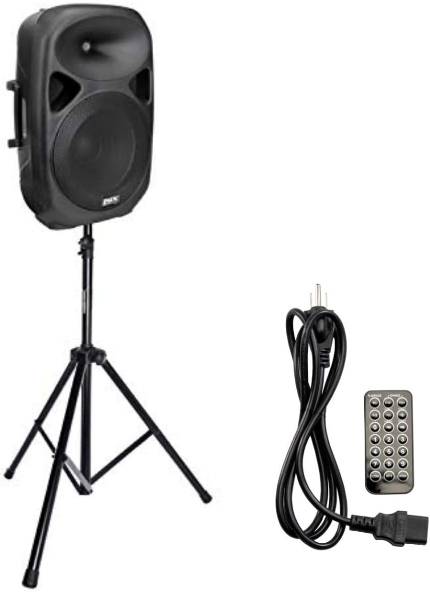 15 Portable PA Speaker System with Tripod Stand R4876
