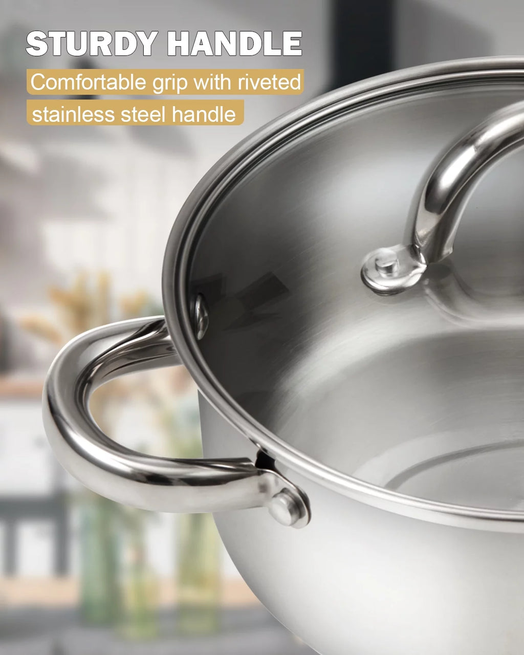 12-Quart Stainless Steel Stockpot with Lid G87970